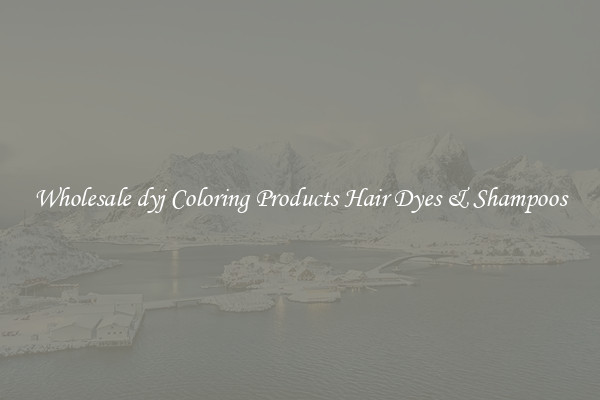 Wholesale dyj Coloring Products Hair Dyes & Shampoos