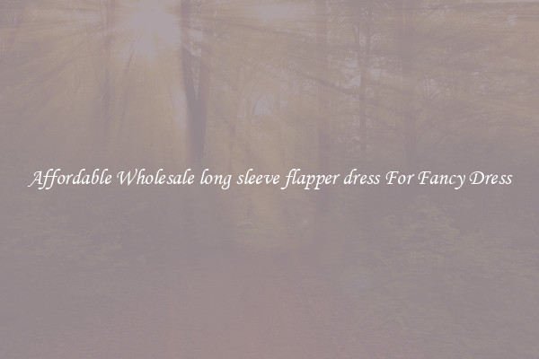 Affordable Wholesale long sleeve flapper dress For Fancy Dress
